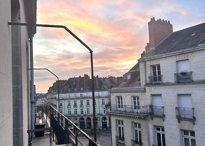 Daire Beau Duplex Plein Centre Avec Vue, Ideal Teletravail Nantes