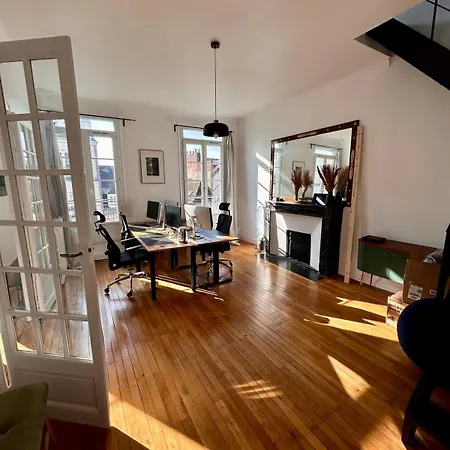Beau Duplex Plein Centre Avec Vue, Ideal Teletravail Apartment Nantes